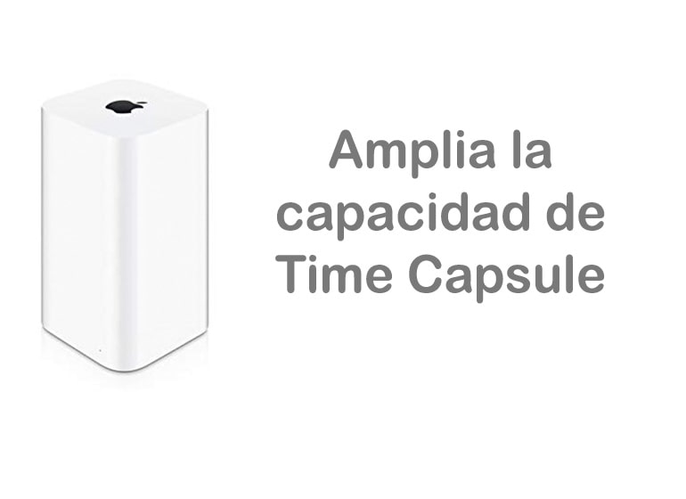 Amplía la capacidad de tu Time Capsule