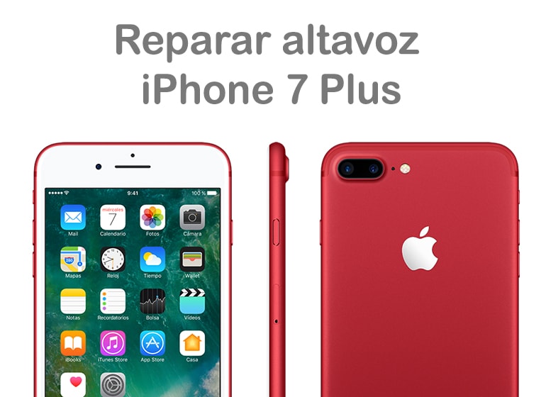 Cambiar altavoz roto de iPhone 7 en Servicio Técnico Productos Apple