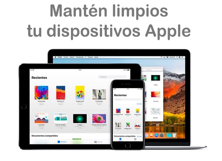 Cómo limpiar los productos de Apple