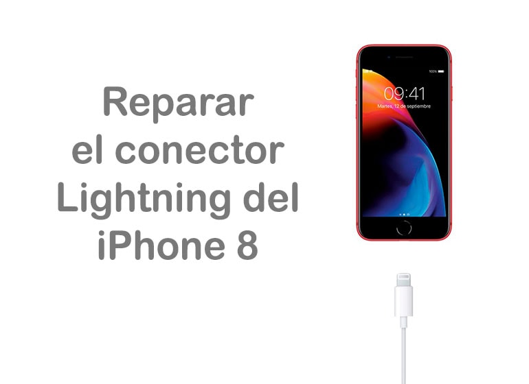 Cómo reparar el conector Lightning del iPhone 8