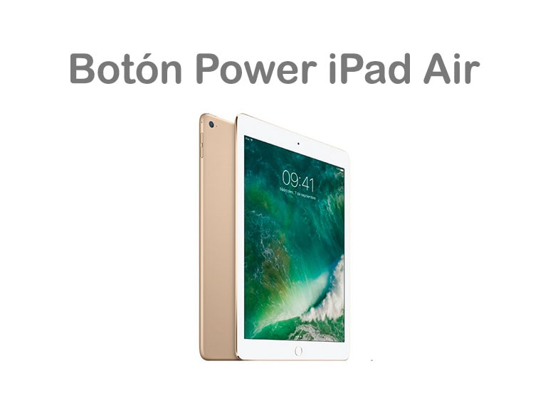 Solución el botón de encendido de iPad Air no funciona